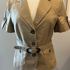 Banana Republic Women's Tan Belted Jacket